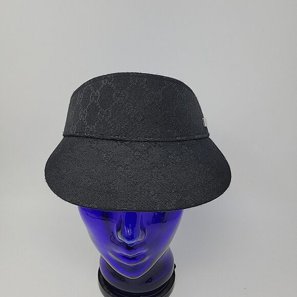 Gucci Black Textured Visor Hat - Picture 2 of 14